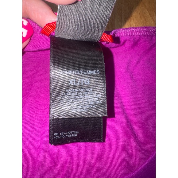 The North Face Neon Purple Short Sleeve Athletic Top Women's XL - Picture 4 of 9